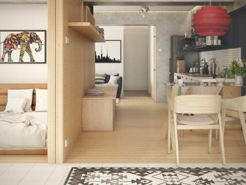 Elektromos Kék Energiával Fűszerezett Minimalizmus: A Studio Blue Loft