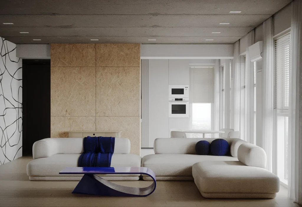 Elektromos Kék Energiával Fűszerezett Minimalizmus: A Studio Blue Loft