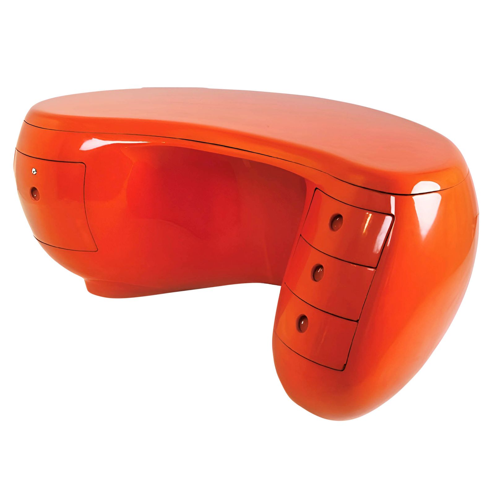 Boomerang íróasztal: 1969 óta rejti a csúnya kábeleket!