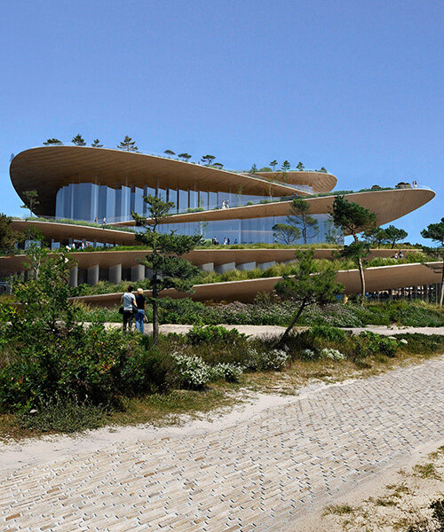 BIG tervezése: új hamburgi állami opera teraszos kertszigetekkel