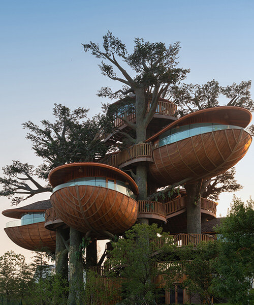 Moduláris erdei fészkek: ökoüdülők Kínában!