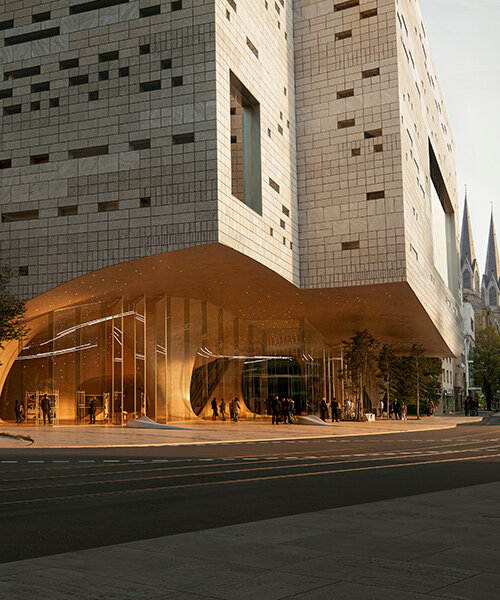 Snøhetta: Dübörög a düsseldorfi opera ház barlangos belsője!