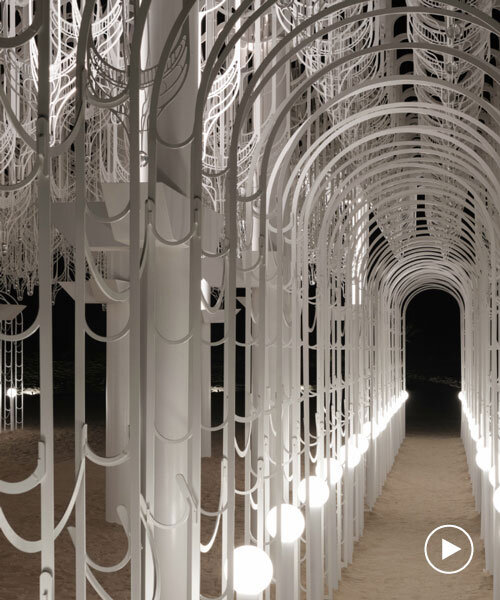 Felhőformájú, fehér lombozat bontakozik ki Abu-Dzabi sivatagában!