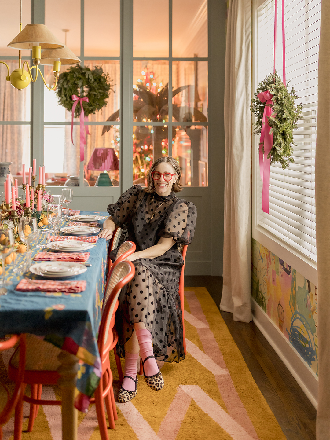 Színes nashville-i otthon a karácsonyi ünnepekre!