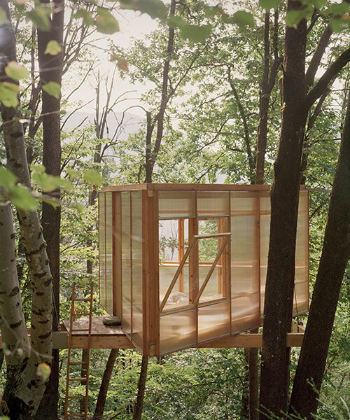 Petzold rejtett minimalista fára épített háza Svájcban!