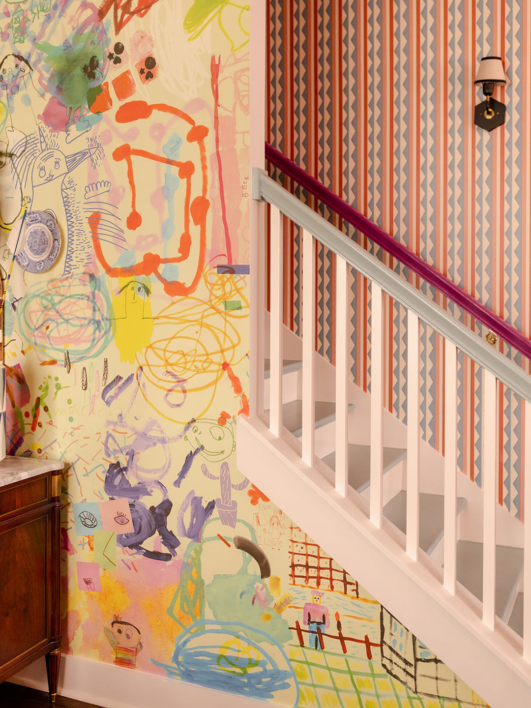 Gyerekek tervezik a dizájner étkezőjének lenyűgöző tapétáját!