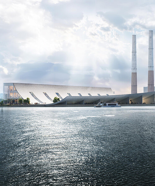 Kanyarodó tetős udvar: új szellőző a Havre-i Múzeumban!