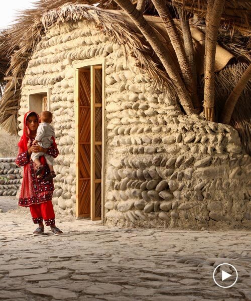 Pálmafás mennyezet védi a szárazkő vendégházakat Iránban!