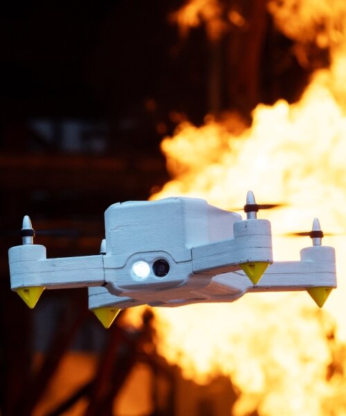 Aerogél bevonatú drónok segítik a tűzoltók mentését!