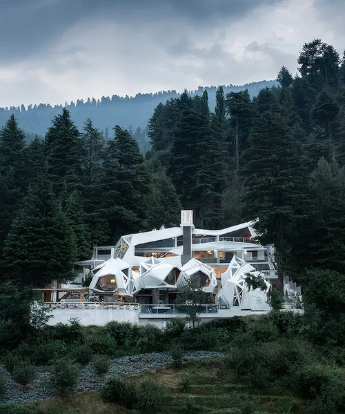 Biomorf művészeti visszavonuló Indiában: Fluid építészet!