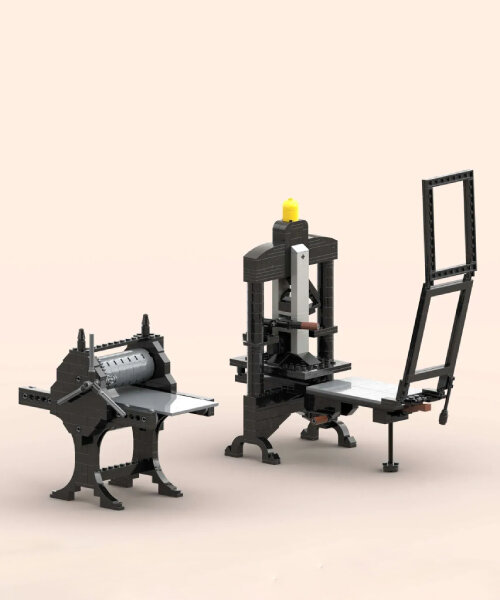 LEGO nyomdagépek: képek és logók papírra!