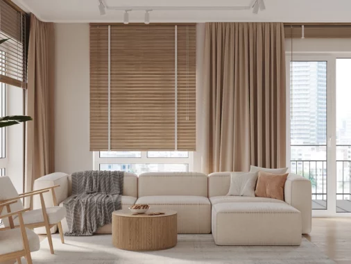 Márványlakás belseje: Puha semlegesek és időtlen kőharmónia