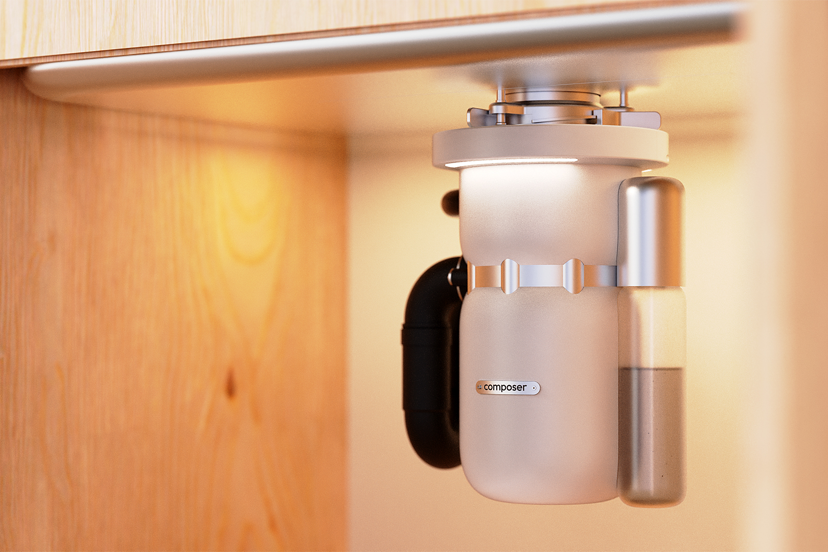 Újraértelmezett ételmaradék-daráló: Zajmentes és dugulásmentes!