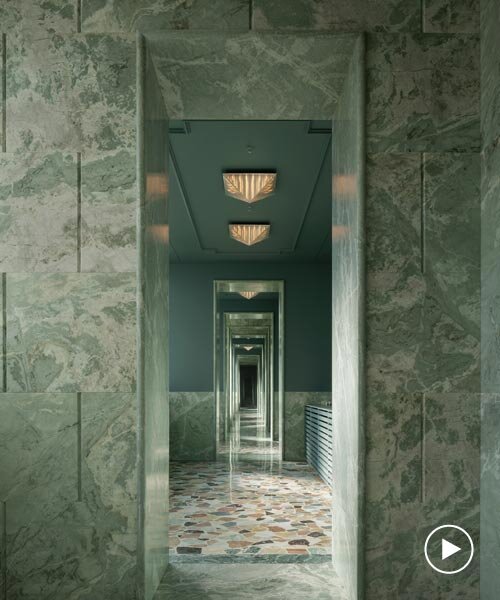 Zöld márvány borítja a galéria lenyűgöző belső terét Shenzhenben!