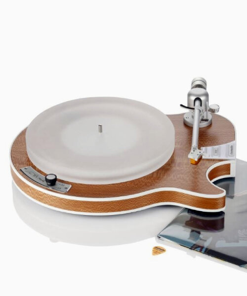 Elektromos gitár formájú lemezjátszó: vinyl varázs!