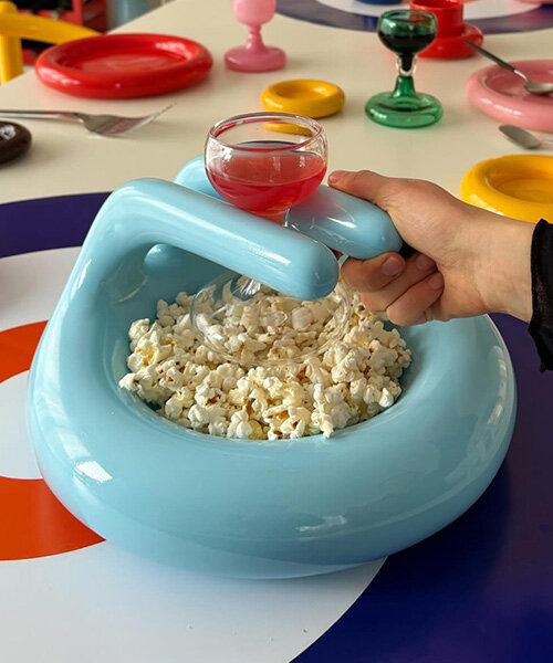 Curling kőből nassoló tál – Gustaf Westman újítása a 2026-os téli játékokra!