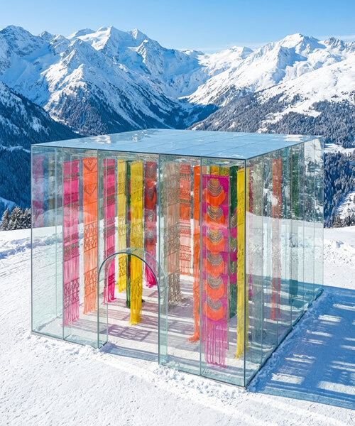 Milla Novo: Sivatagi textilinstalláció a hóesésben!