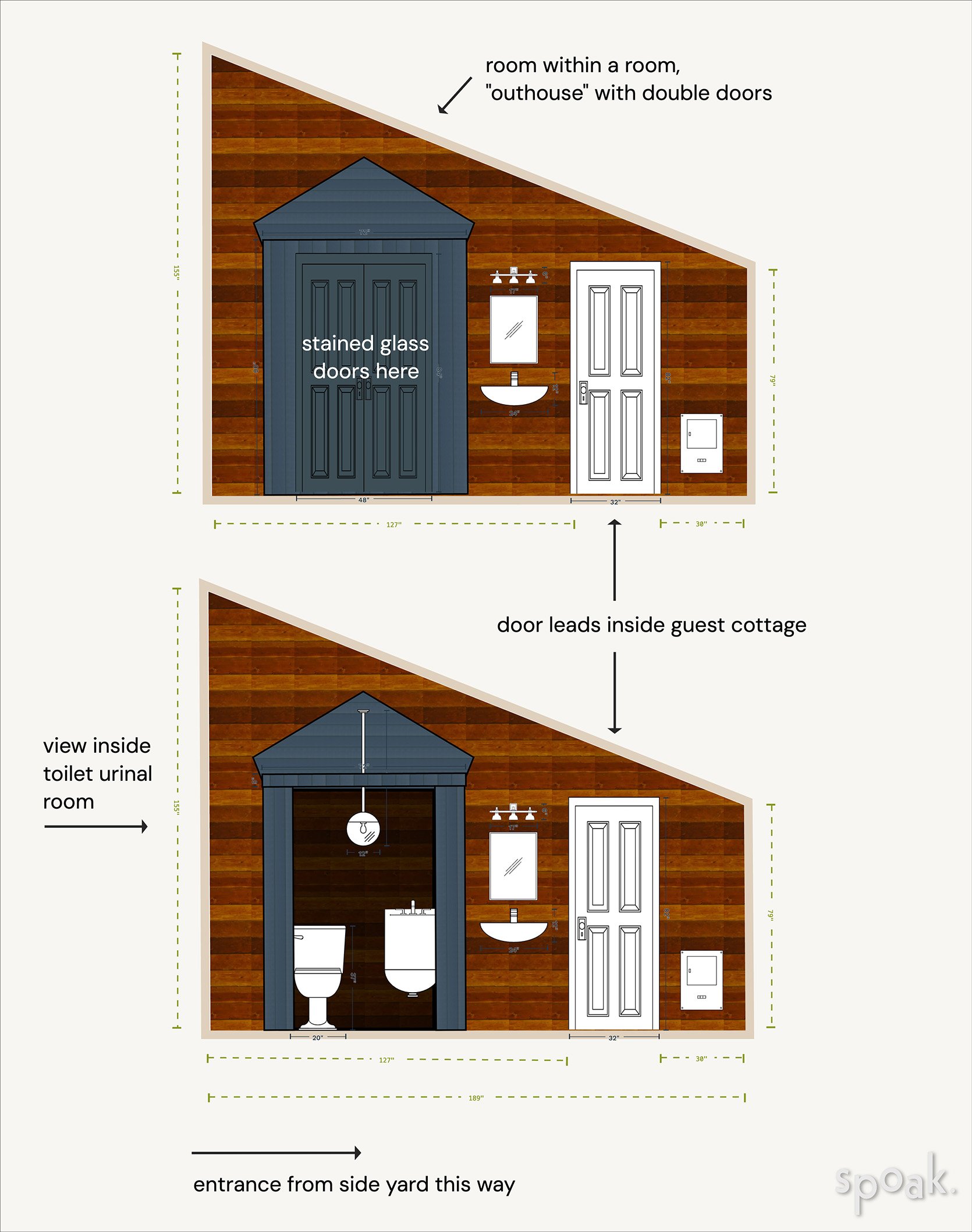 Üvegajtós fürdőszoba frissítés vendégházunkban!