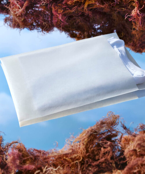 Tengeri algából készült komposztálható zacskók: lebomlanak!