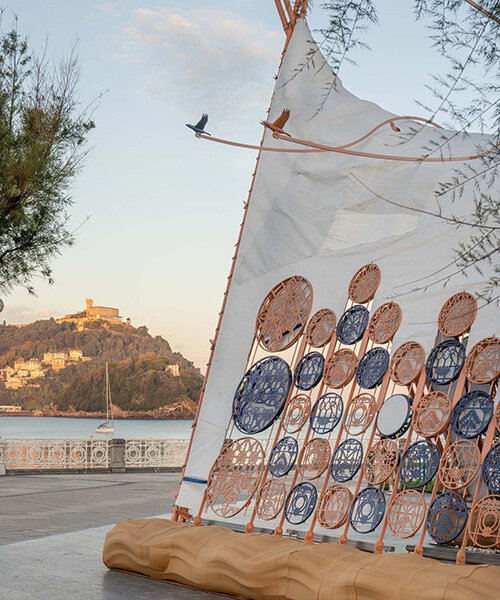 Pavilon, közösségi hímzéssel: Izaskun Chinchilla városi utópiája