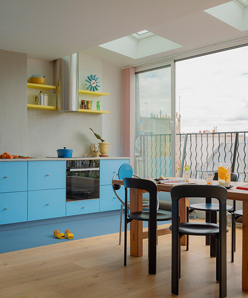 Új élet a párizsi lakásban: színes úszósáv varázslat!