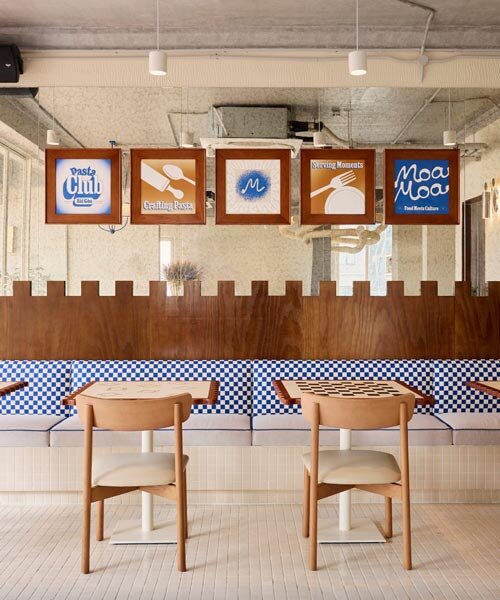 Mosaic gradientek és grafikus tésztaminták ékesítik a vietnámi éttermet!