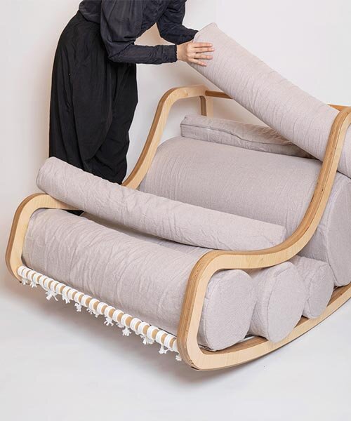 Hengerpárnák: Moduláris oszlopszék, ami átalakul!