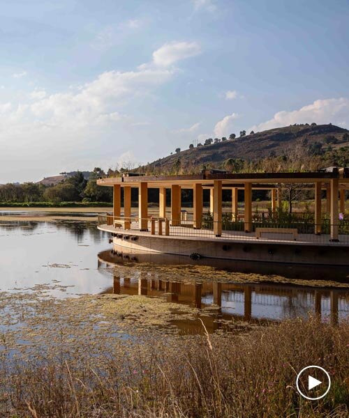 Körformájú fa pavilon: Vadvilág és mocsárvédő park Mexikóban!