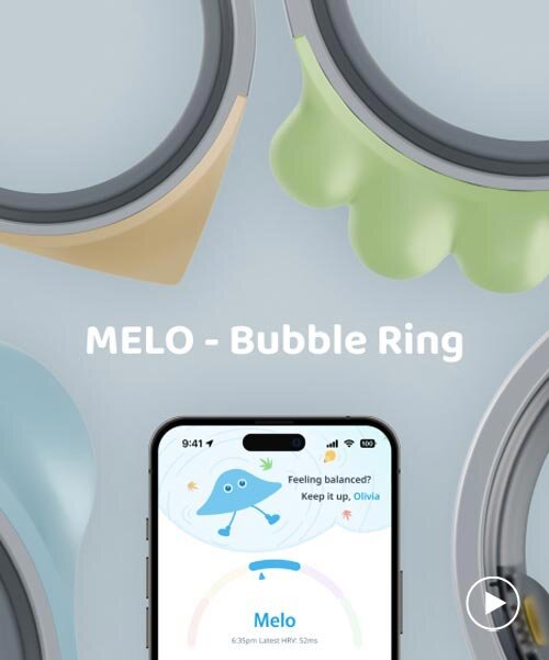 MELO bubble gyűrű: A fidgetelés érzelmi kapcsolattá válik!