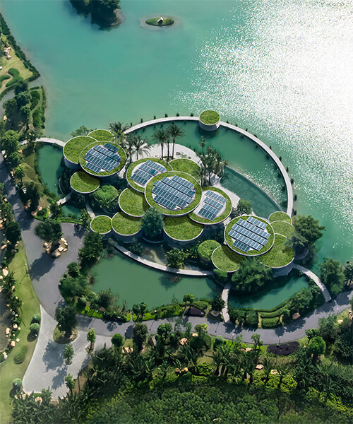 Zöld tetők díszítik a vietnámi lótusz klubházat!