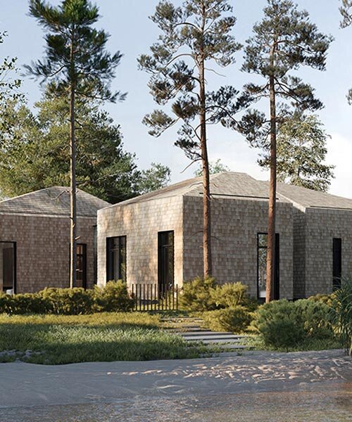 Larch tetős házak sora bontakozik ki a Volga mentén!