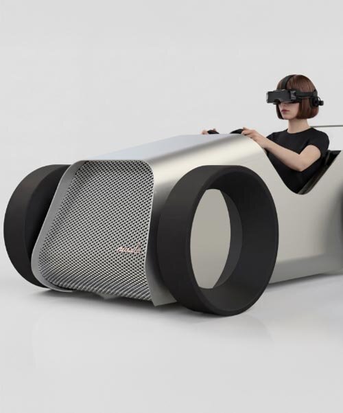 Játékautó esztétika: Helyi vezetés szimulátor ívelt alumíniumból!