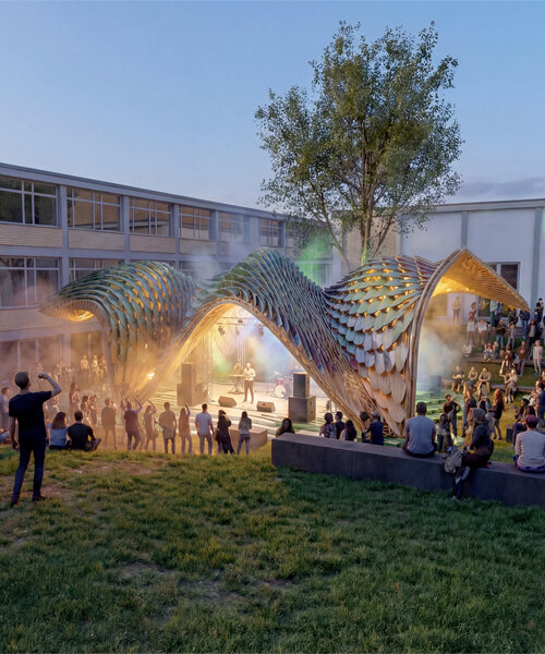 Visszafordítható kulturális pavilon éleszti fel a frankfurti teret 2026-ban!