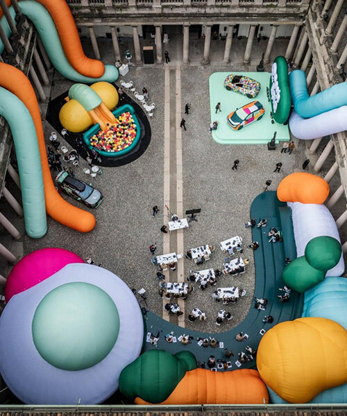 Lélegzetelállító színes táj: Ulises Studio a milánói palotában!