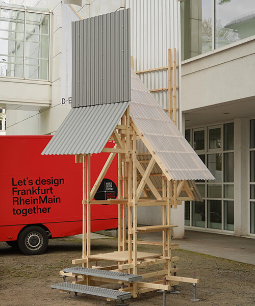 Mobil szavazófülke: frankfurti diákok fából építettek!