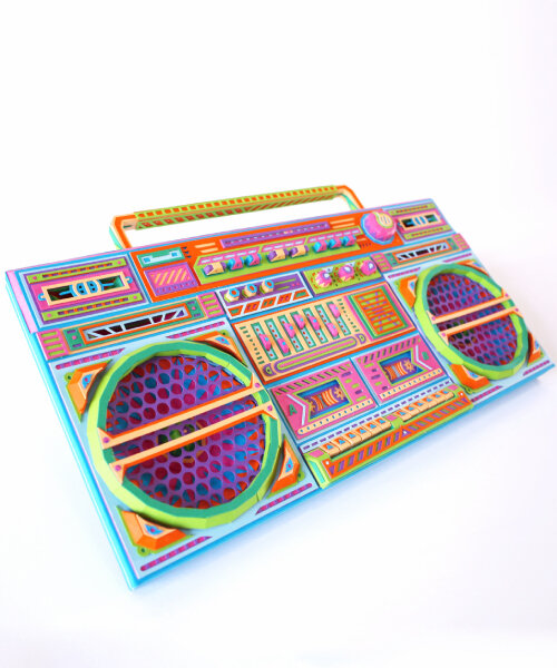 Zim & Zou: Vintage boombox és kazetták papírból!