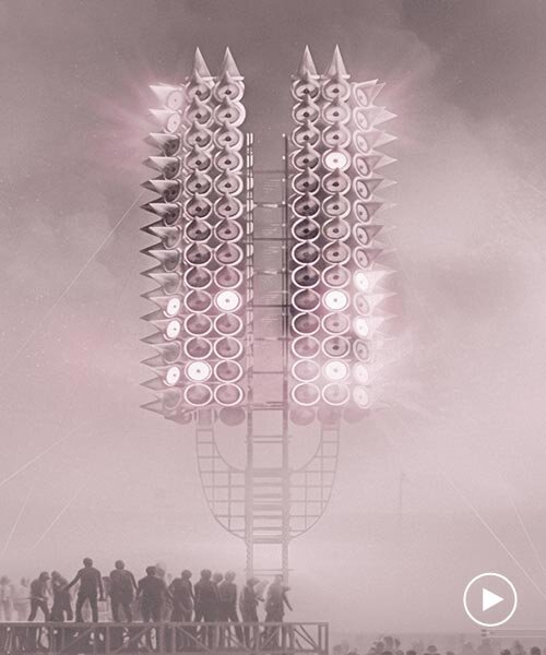 Fénygyűrűk: 300 emberi hang egy toronyban a Burning Man-en!